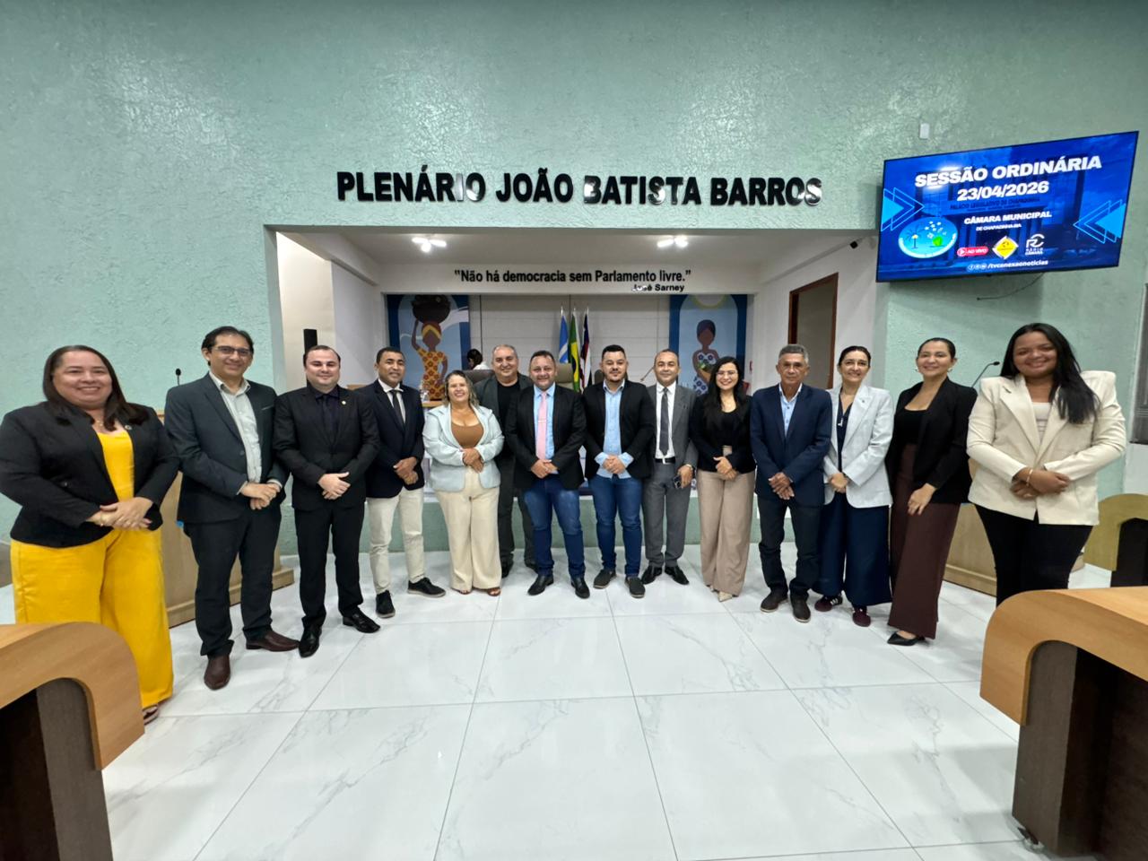 Sessão Ordinária do dia 23 de abril de 2026